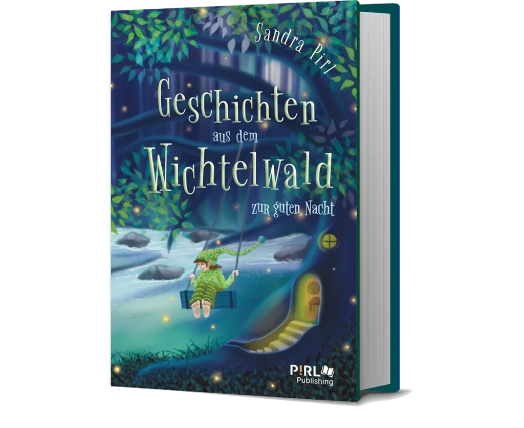 Cover des Kinderbuchs "Geschichten aus dem Wichtelwald zur guten nacht" von Sandra Pirl