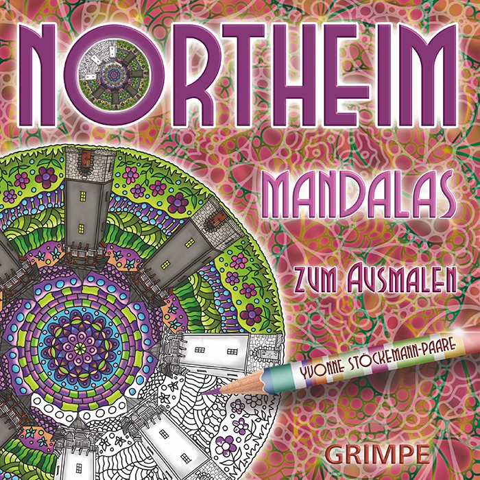 Cover des Ausmalbuchs "Northeim Mandalas zum Ausmalen" von Yvonne Stöckemann-Paare